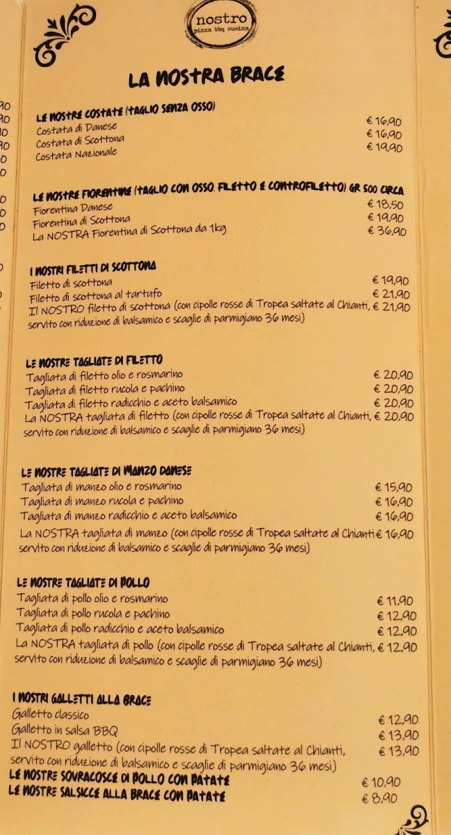 Menu Nostro - Ristorante Pizzeria Casal Palocco-3